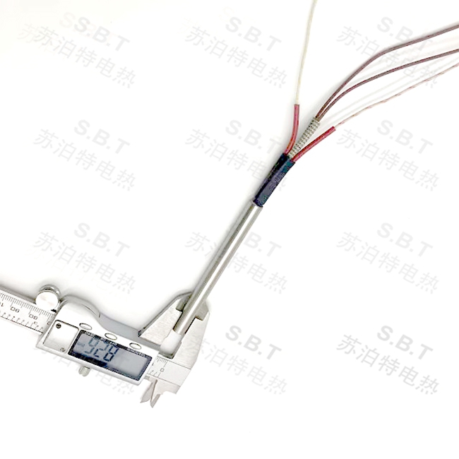 Built-in thermocouple heating tube